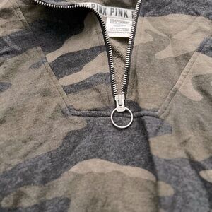 Victoria's Secret Pink Camo Quarter-Zip